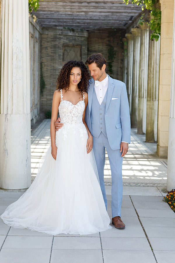 'Sky Blue' Matching Tie
