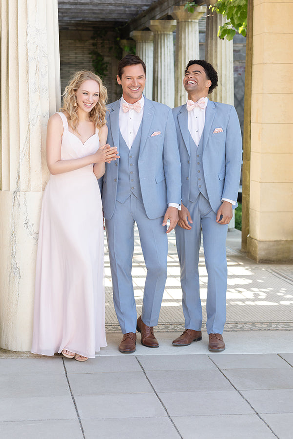 'Sky Blue' Notch Lapel Jacket