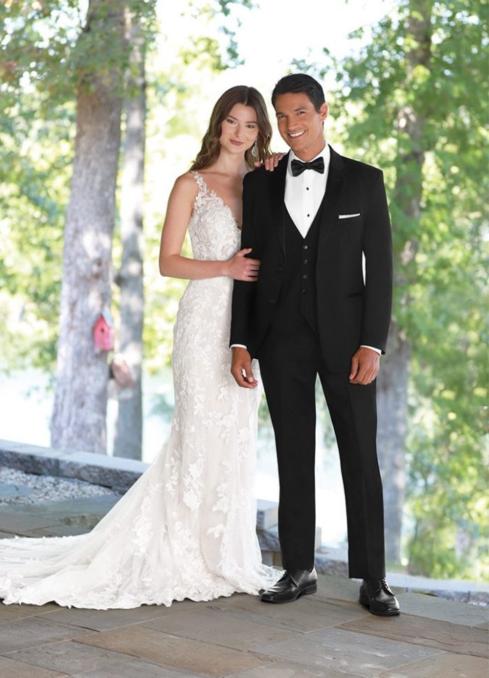 'Brooks' Black Notch Tuxedo Jacket