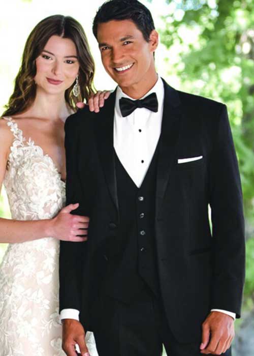 'Brooks' Black Notch Tuxedo Jacket
