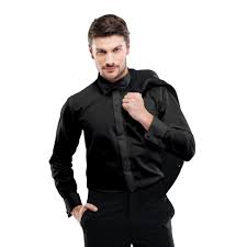 Black Microfiber Shirt